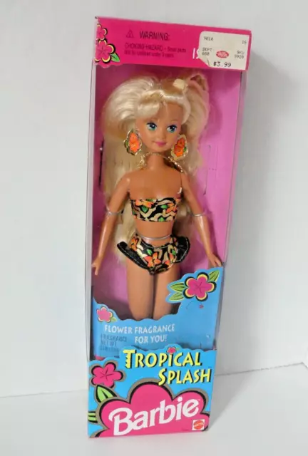 Vintage Barbie Mattel 1994 Tropical Splash Skipper Doll NRFB