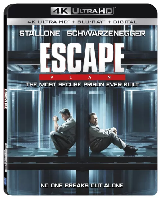 Escape Plan 4K (4K UHD Blu-ray) Sylvester Stallone Arnold Schwarzenegger