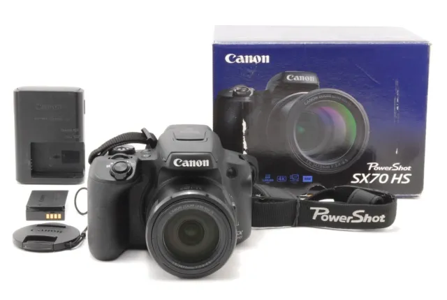 [ Near MINT w/BOX ] Canon PowerShot SX70 HS Digital Camera From JAPAN