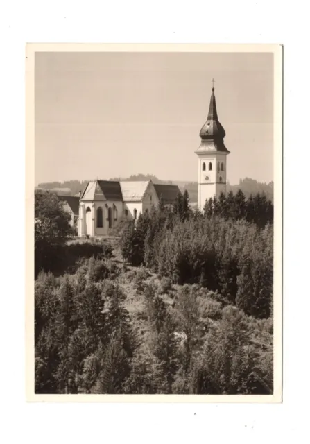 AK Ansichtskarte Blick vom Ammertal auf die Pfarrkirche Rottenbuch