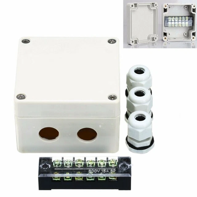 Scatola di distribuzione impermeabile connettore 3 teste presa di collegamento IP66