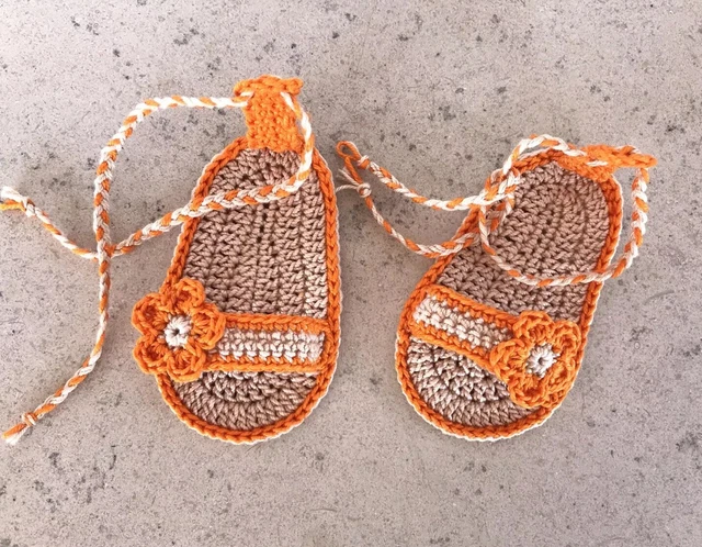 Sandali Bimba Uncinetto Sandali Uncinetto Neonato SCARPINE