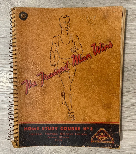 WW2 1941 GENERAL Motors Holden's Ltd THE TRAINED MAN WINS Home Study ...