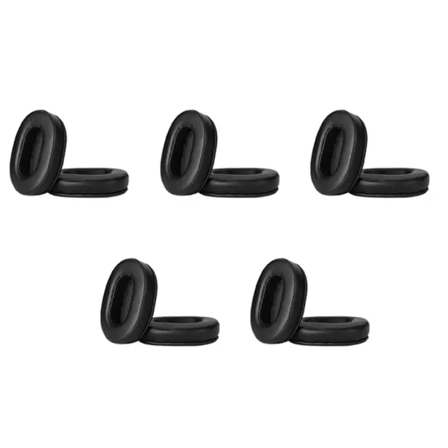 5X Cuscini Auricolari Memory Foam Earpads Cover Ear Pads di Ricambio per AT9854