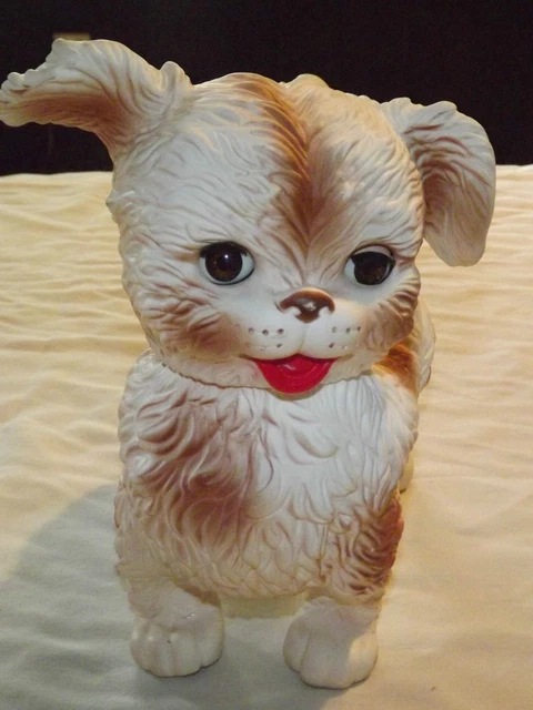 Vintage 1960S  Edward Mobley Co Arrow Rubber & Plastic Squeak Toy Dog 7