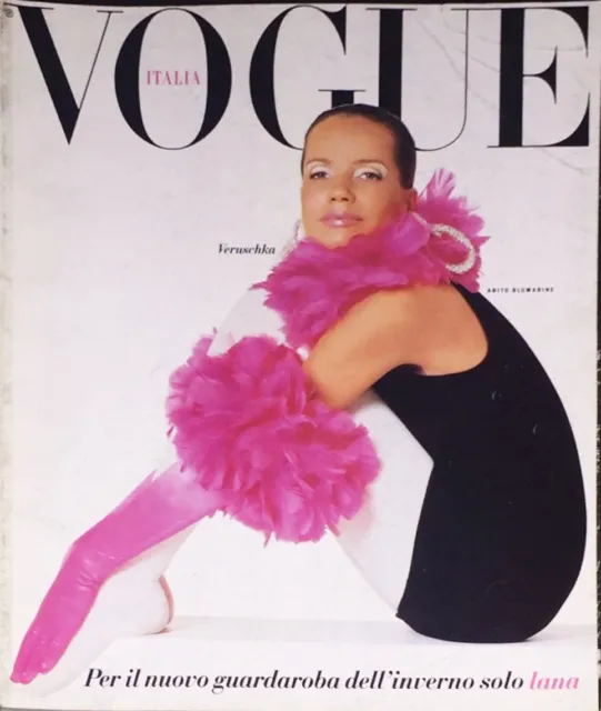 VOGUE Magazine Italia Supplement September 1990 VERUSCHKA Daniela Pestova DUVE