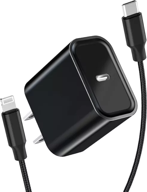 Apple Fast Charger 20W Cable and Power Adapter 20W Type C Power Quick Charge 6FT