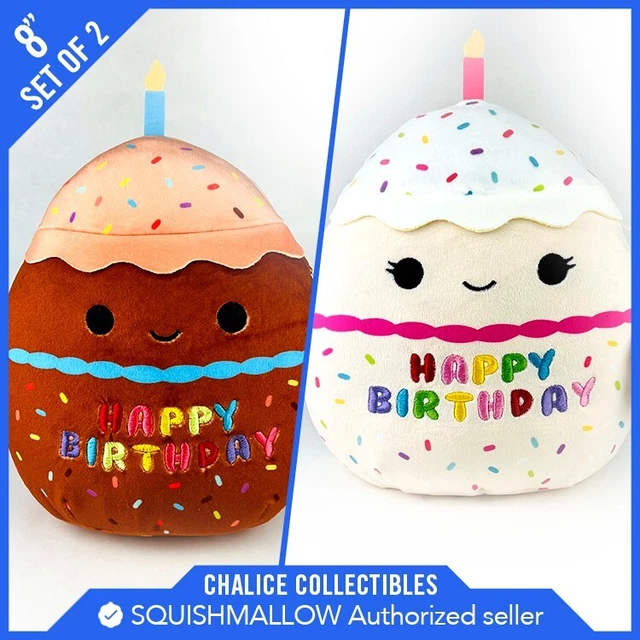 Peluche Squishmallows Kellytoy 8 Inch – Perfect Pair Amandine I Maccheroni, Set Da 2 Nuovi Con Etichetta