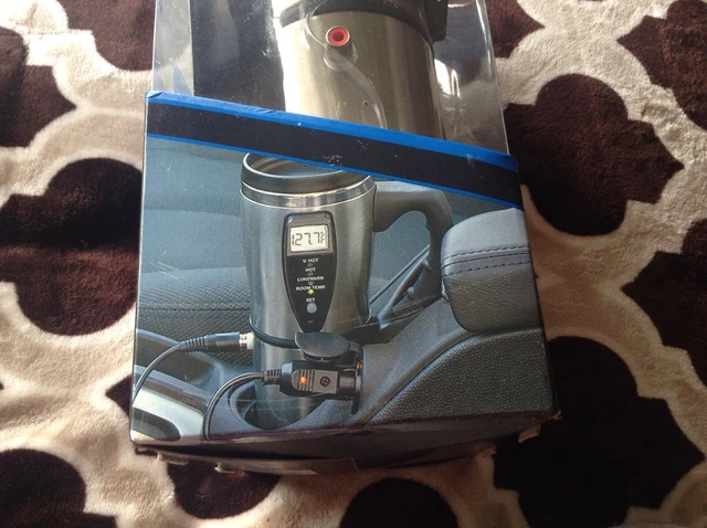 Brand New! SmartGear 12V digital heated mug plug in car great for travel 10