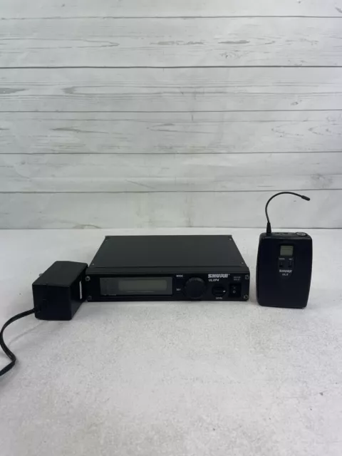 Shure ULXP4 M1 Wireless Microphone Receiver  662-698 MHz W/ Shure ULX1-M1 Read