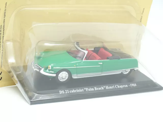 Universal Hobbies  Presse 1/43 - Citroen DS 21 Cabriolet Palm Beach Chapron 1966