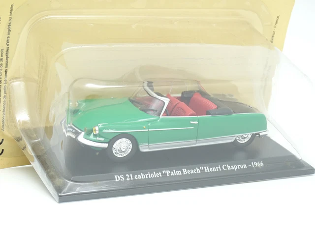 Universal Hobbies  Presse 1/43 - Citroen DS 21 Cabriolet Palm Beach Chapron 1966