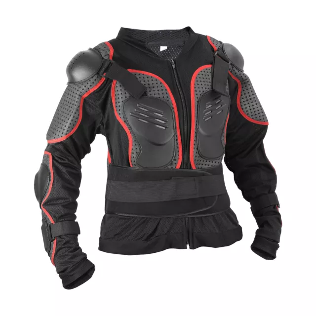 Dimension 3XL Saleté Vélo Moto Monter cheval Protectif Plein Corps Armure Rouge