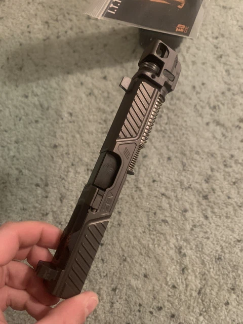 complete zev G19 Gen5 complete slide. killer innov comp, trjicon sights + extras