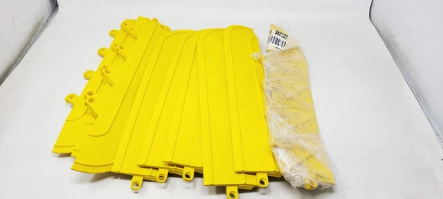 9 PACK - Ramp Edge with Corner: 3" x 15", WEARWELL 38ZC28 - 540.58X3X15YL