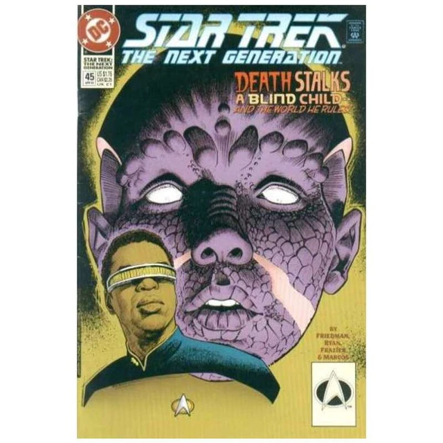 Star Trek: The Next Generation (1989 series) #45 in NM minus cond. DC comics [f~