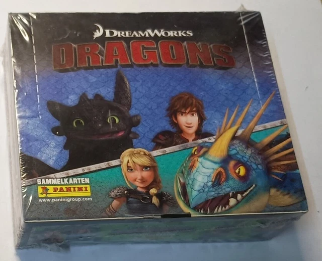 PANINI DRAGONS Sammelkarten Serie 4 * 2018 DreamWorks Display Booster ...