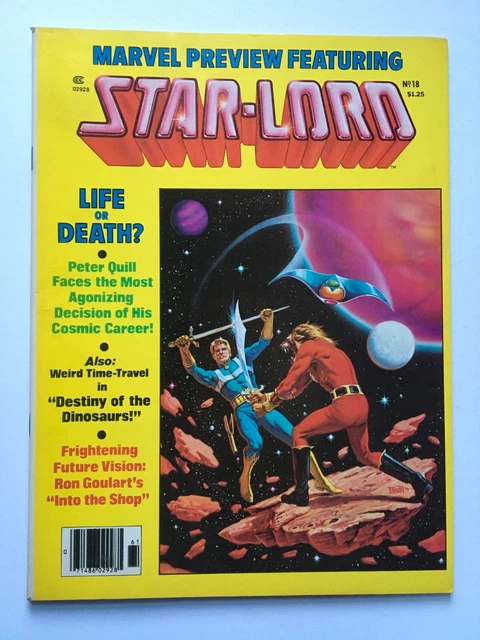 Marvel Preview 18 Featuring Star-Lord 1979 Guardians of the Galaxy Comic