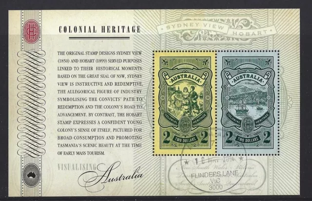 Australia 2012 Colonial Heritage Miniature Sheet Special Offer