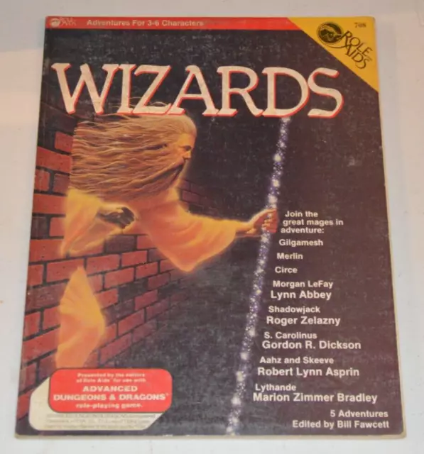 WIZARDS AD&D 1st Dungeons & Dragons Role Aids Mayfair Games 1983