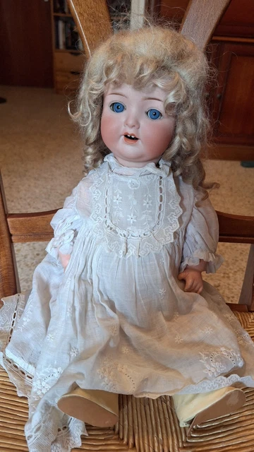 Poupée Ancienne tête Porcelaine Gébruder Kulentz Brocante En Ligne