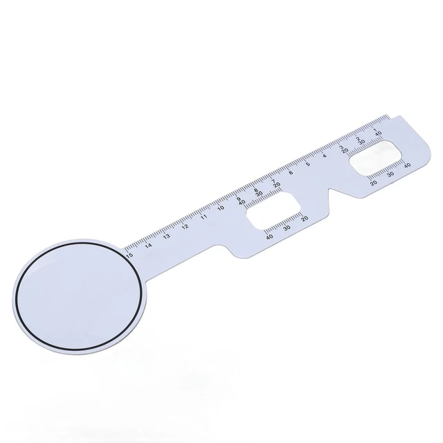 5x Eye Pupil Distance Meter Smoothing Edges Prevent Slip Handle Ophthalmic JFF