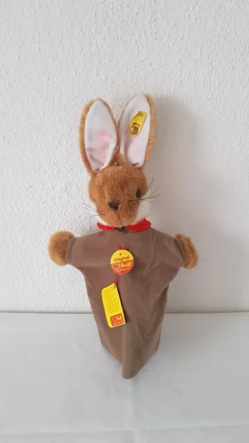 Steiff Handpuppe Hase mit KFS 6463/27