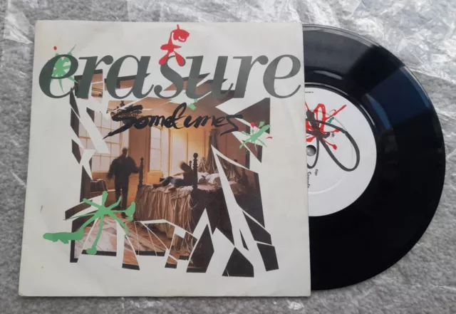 Erasure Sometimes 7” Vinyl Single 1986 Mute 51