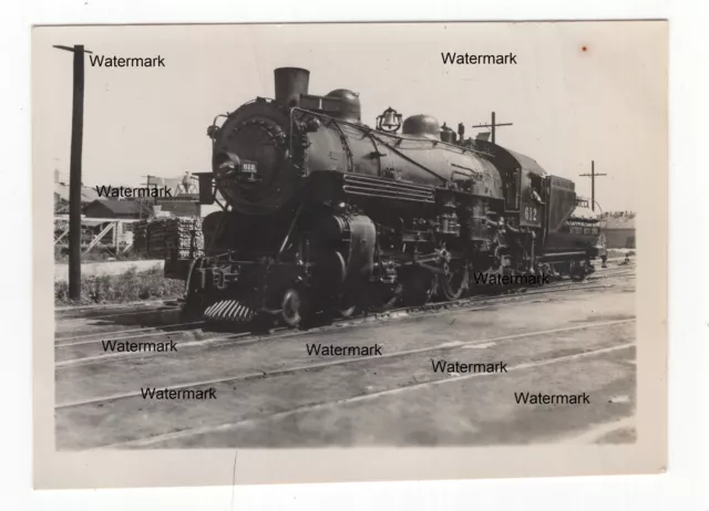 1930s Snapshot Photo Locomotive Train RR 612 Antique Found Photo Southern Lines