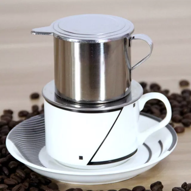 Kaffeefiltertasse Kaffee Tropfen Büro Café Tragbar Silber Edelstahl Halter