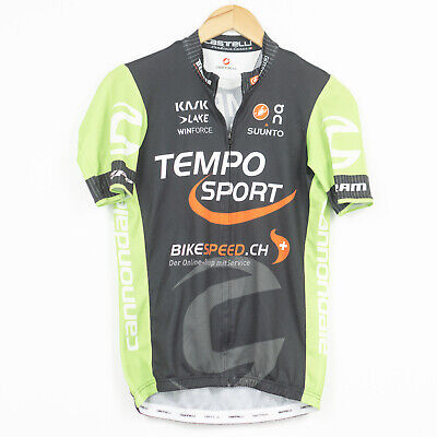 Castelli ciclismo exersciences Suunto bikespeed Zip Completa Bici Jersey Da Uomo L Large 