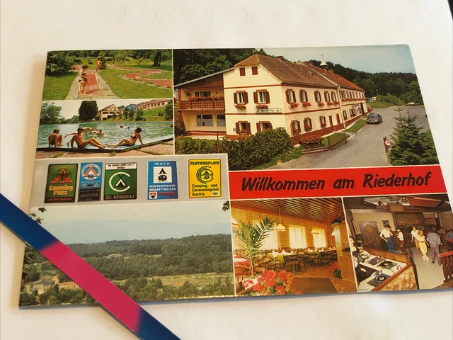 AK Riederhof - Fam. Holzmeister - Graz - Mantscha Pk Doppelkarte Rarität Selten