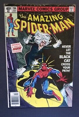 Amazing Spider-Man #194 • Very Fine (8.0) Or Better • 1St Black Cat