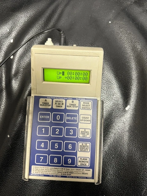 6-DIGIT MICROFRAME COUNT Up or Count Down display timer w/power supply ...