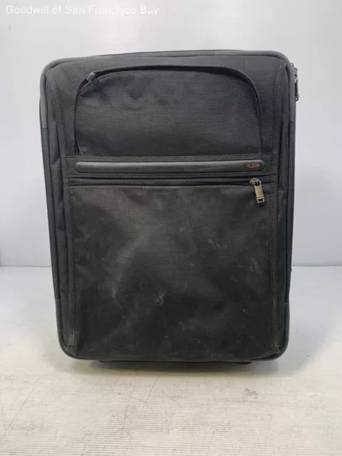 Tumi Wheeled Rolling Suitcase Carry On Travel Luggage Inner Pockets Black