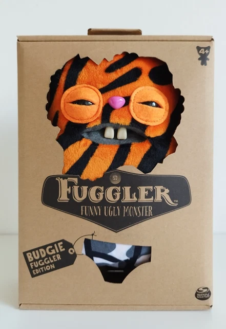 NEW FUGGLER RABID Rabbit - 9'' Budgie Orange / Tiger Print -Pants Plush ...