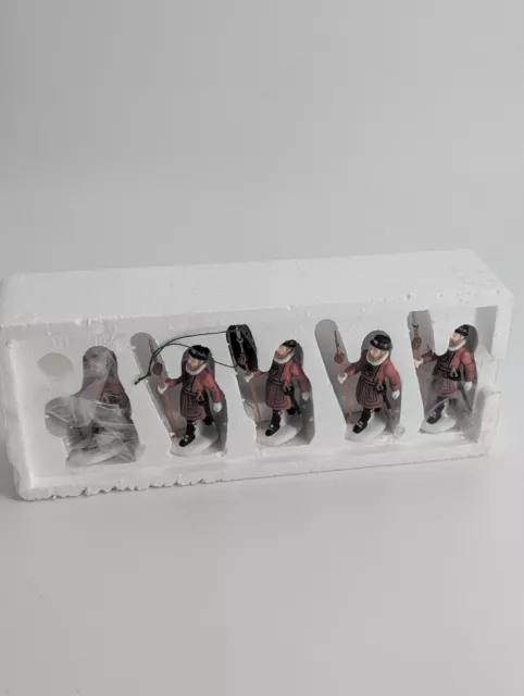 Dept 56 Heritage Village YEOMAN OF THE GUARD 58397 Set Of 5 In ORIGINAL BOX