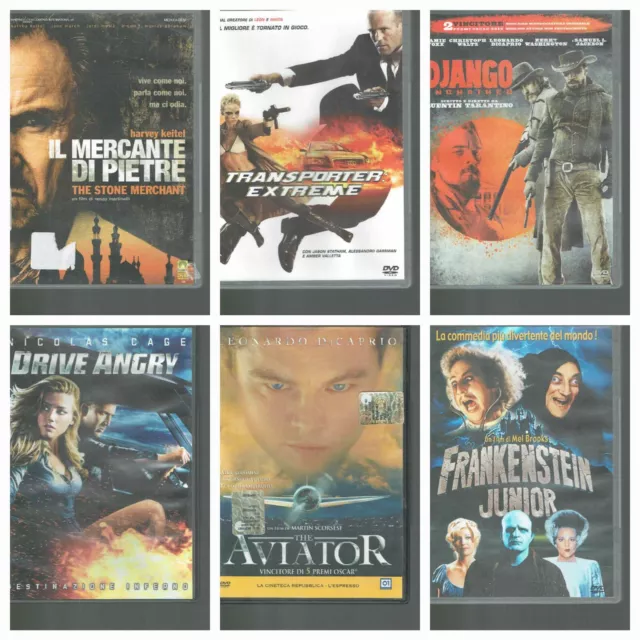 LOTTO DI 240 FILM in DVD: TRILLER, COMMEDIA, AZIONE, CARTOONS, SERIE COMPLETE