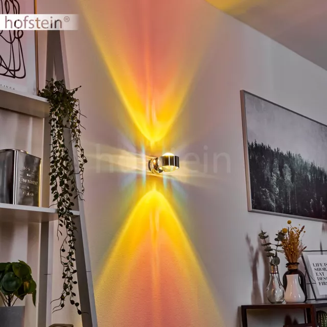 Flur Strahler 2 rote Farbfilter Wand Lampen moderne Wohn Zimmer Leuchten Glas