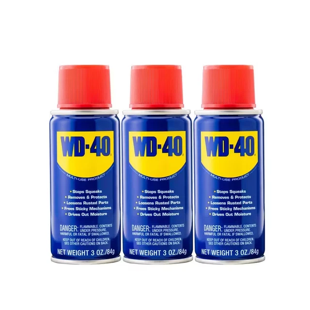 WD-40 3 oz. Multi-Use Product, Multi-Purpose Lubricant Spray, Handy Can 3 Pack