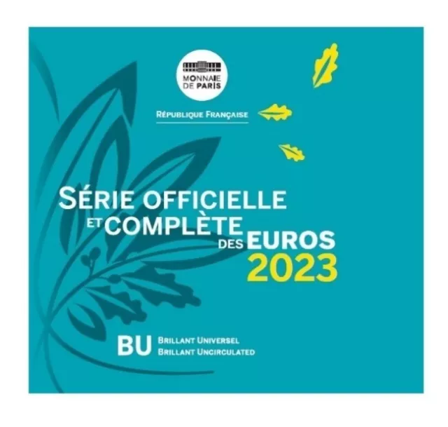 Schachtel Bu Euro Frankreich 2023 - 8 Münzen Mit Neue Gesichter 1