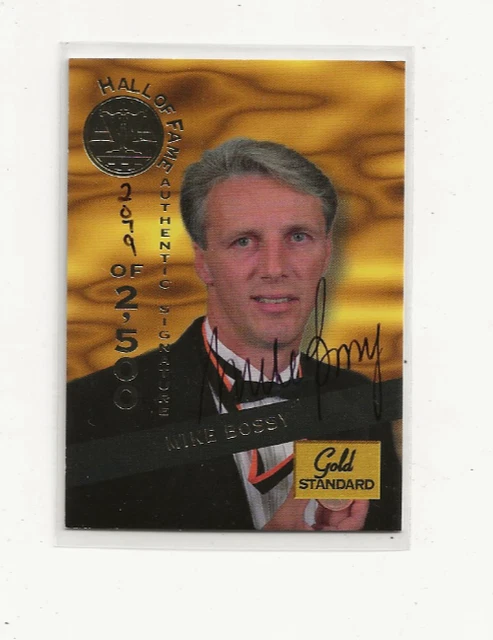 1994 Signature GOLD Standard Mike Bossy AUTO #2019/2500 HOF