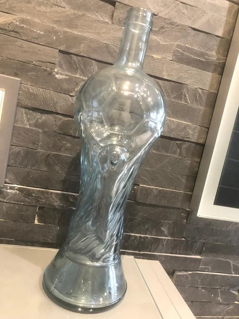 ANCIENNE BOUTEILLE EN verre forme Tour EIFFEL Années 30 EUR 15,00