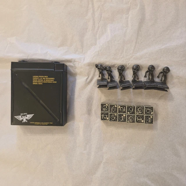 Warhammer 40K - Coffret Dés Lasgun Power Pack Munitorum - Limited Edition 40-42 - NEUF Scellé