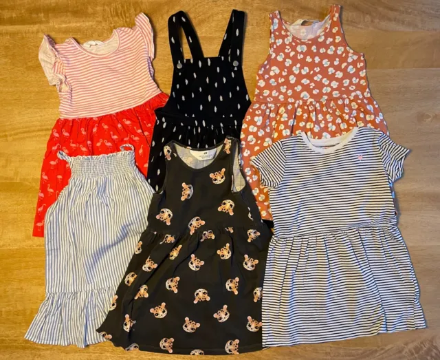 Pacchetto di 6 x abiti estivi ragazze età 2-3 anni