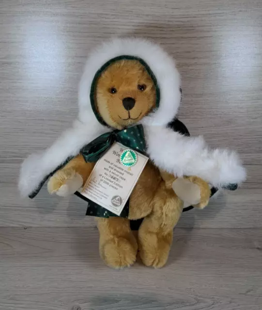 Hermann Teddy Winter Wonderland Bear -Limited Edition - No 1667 -Mohair Bear