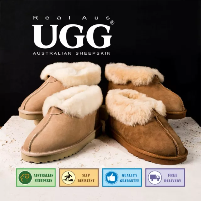 UGG Real Aus 100% Australian Sheepskin Wool Women Princess Plus Boots Chestnut