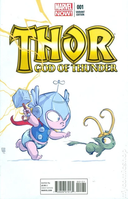 Thor God of Thunder 1H Young Variant FN/VF 7.0 2013 Stock Image