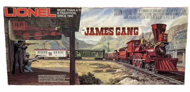 Vintage 1980 Lionel James Gang 027 Gauge O Scale Electric Train Set Rare