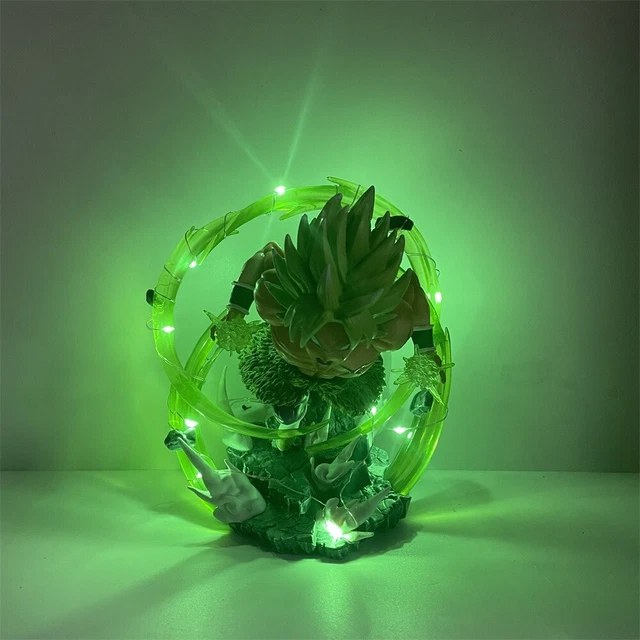 16cm Dragon Ball Z Broli Anime Action Figures Visual Led Broly PVC Toys for Chil